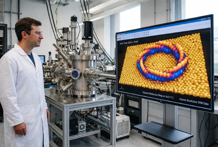 Scientists studying twisted molecular ring